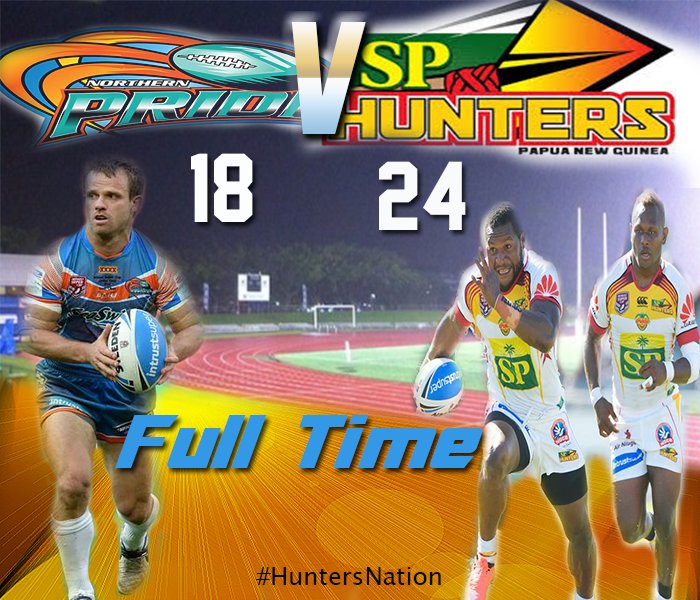 pnghunters07's tweet photo. FULL TIME
#HuntersvsPride
#Trial2017
#ISC
#Huntersnation https://t.co/OenVNJqH6V