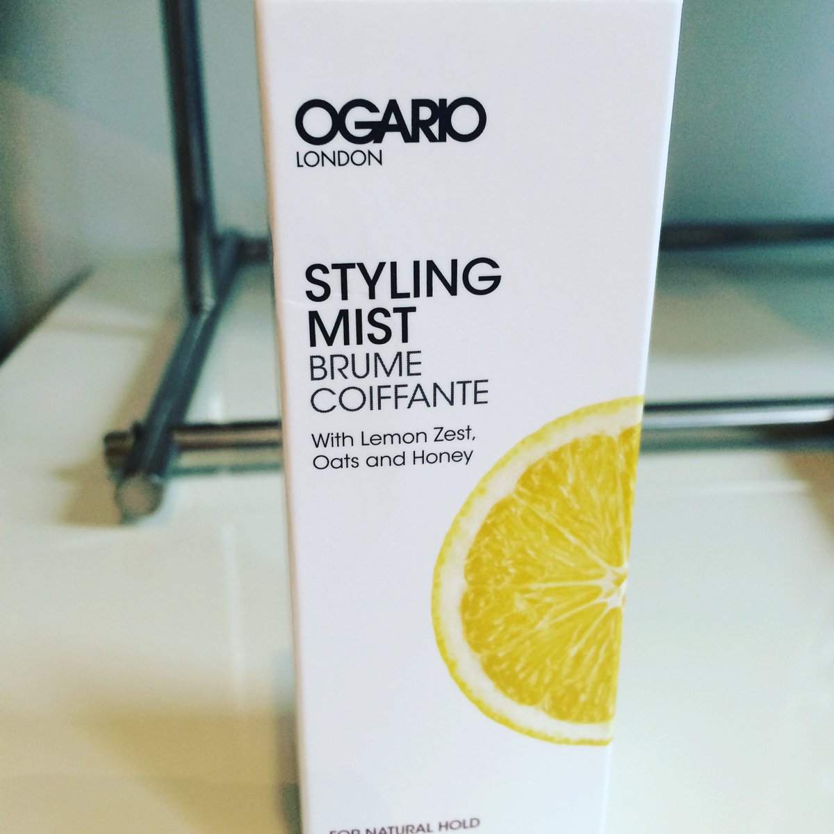 VickiLordHair's tweet photo. I've been loving this @OGARIOLondon styling mist recently! My clients love the clean fresh scent too :) #ogario #stylingmist #VLApproved https://t.co/D4InsnbeyT