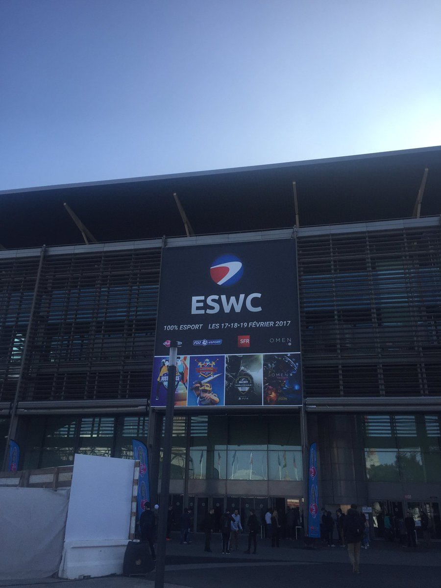 delacharriere's tweet photo. Présent à l'ESWC Paris https://t.co/aFHuEUb1Dr