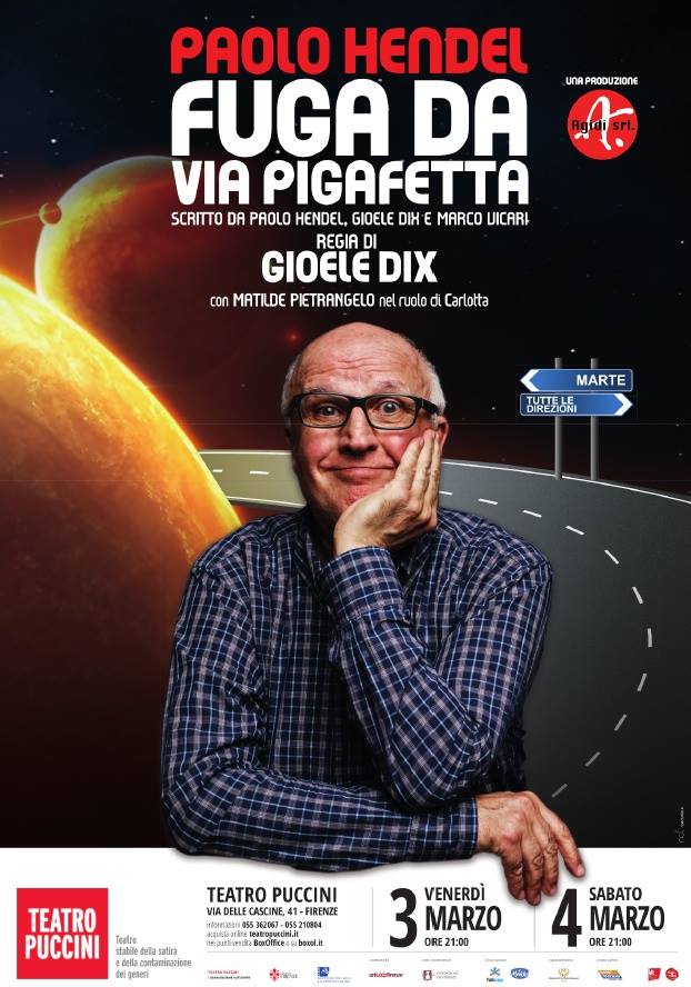 3/4 Marzo si torna al @TeatroPuccini con <a href="/PaoloHendel/">Paolo Hendel</a>  e <a href="/gioeledix/">Gioele Dix</a> #Fugadaviapigafetta