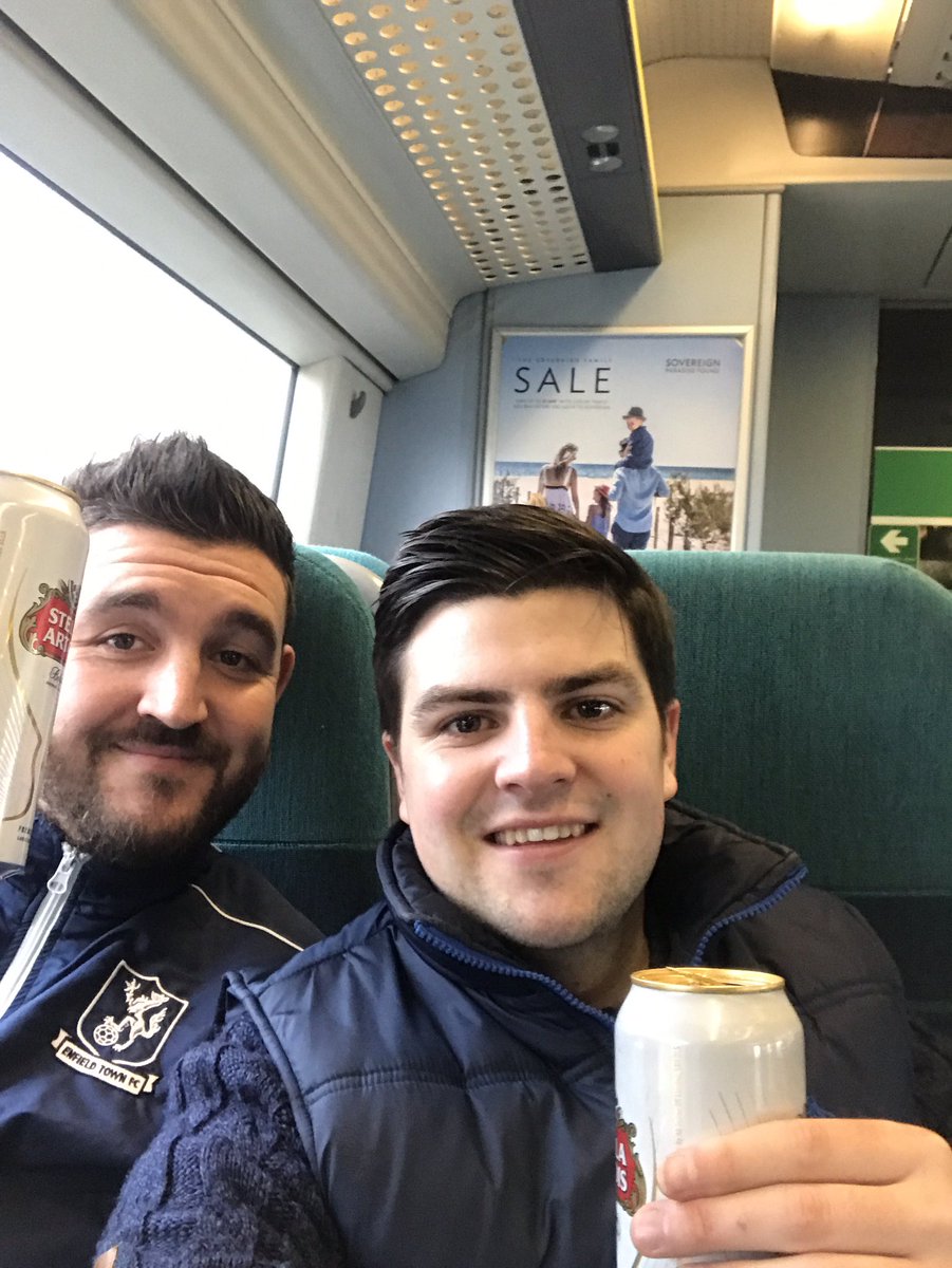 Charlie632's tweet photo. Enfield Town going Worthing away ! #COYT #youtown @AwayDays_ @FBAwayDays @jdcd2306 https://t.co/LtgKAByUrt
