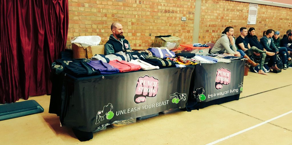craigpowell46's tweet photo. We have @PunchStrong at @R0LL1NG_Thunder and @BCMMAUK today supplying all of your martial art gear! #punchstrong #BCMMA18 https://t.co/bRLRs3IL7w