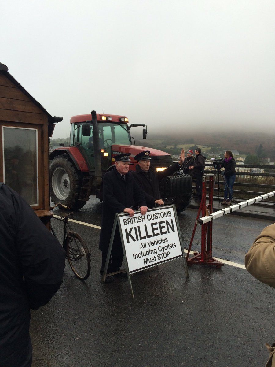 cllrawatters's tweet photo. Protest at Carrickarnon this morning. #respecttheremain #m1goslow https://t.co/mcjTIjulee