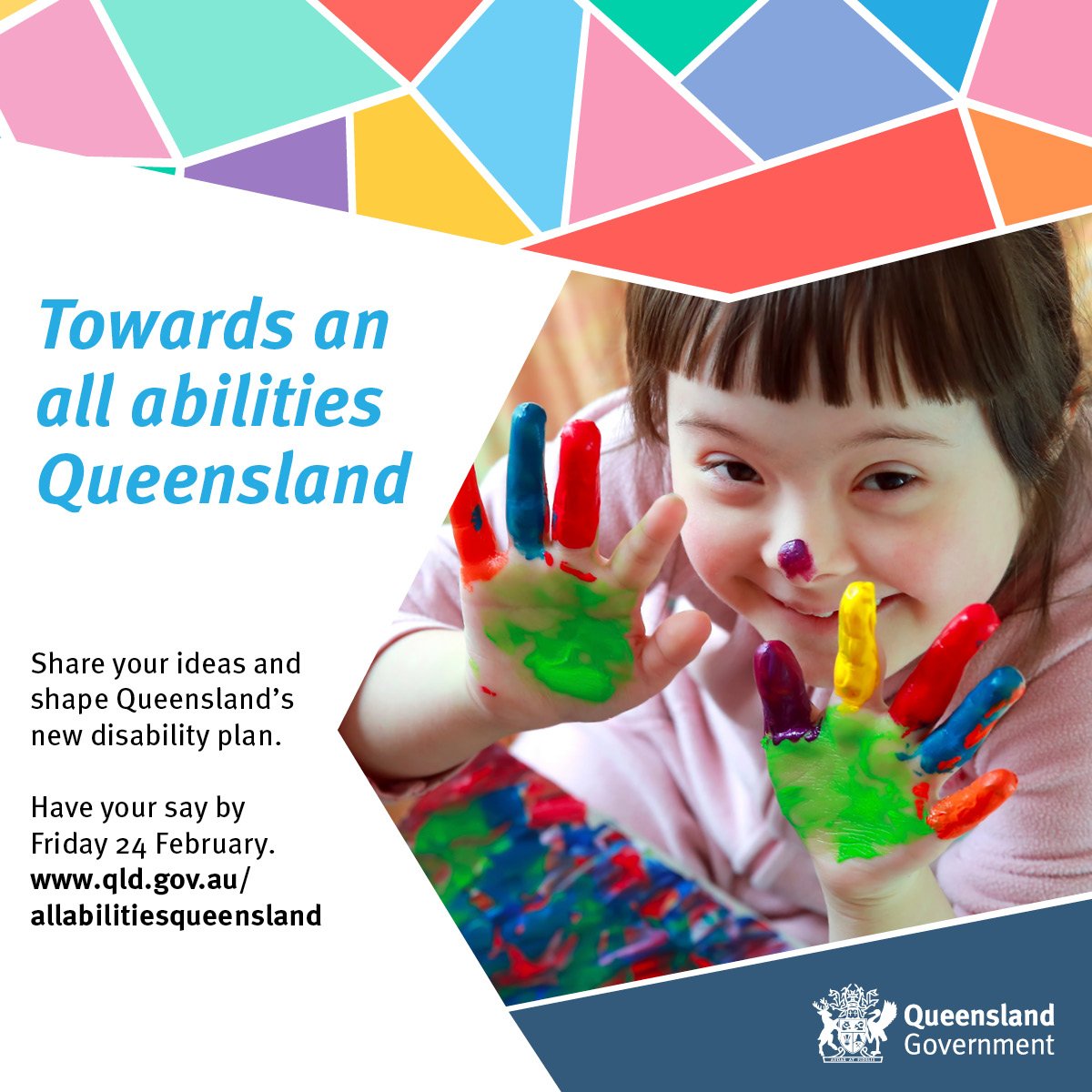 CoraleeORourke's tweet photo. This is the last week to have your say on Qld’s new disability plan. Help us drive change, visit: https://t.co/Abceby1MRz #allabilitiesqld https://t.co/tqiVo8efE0