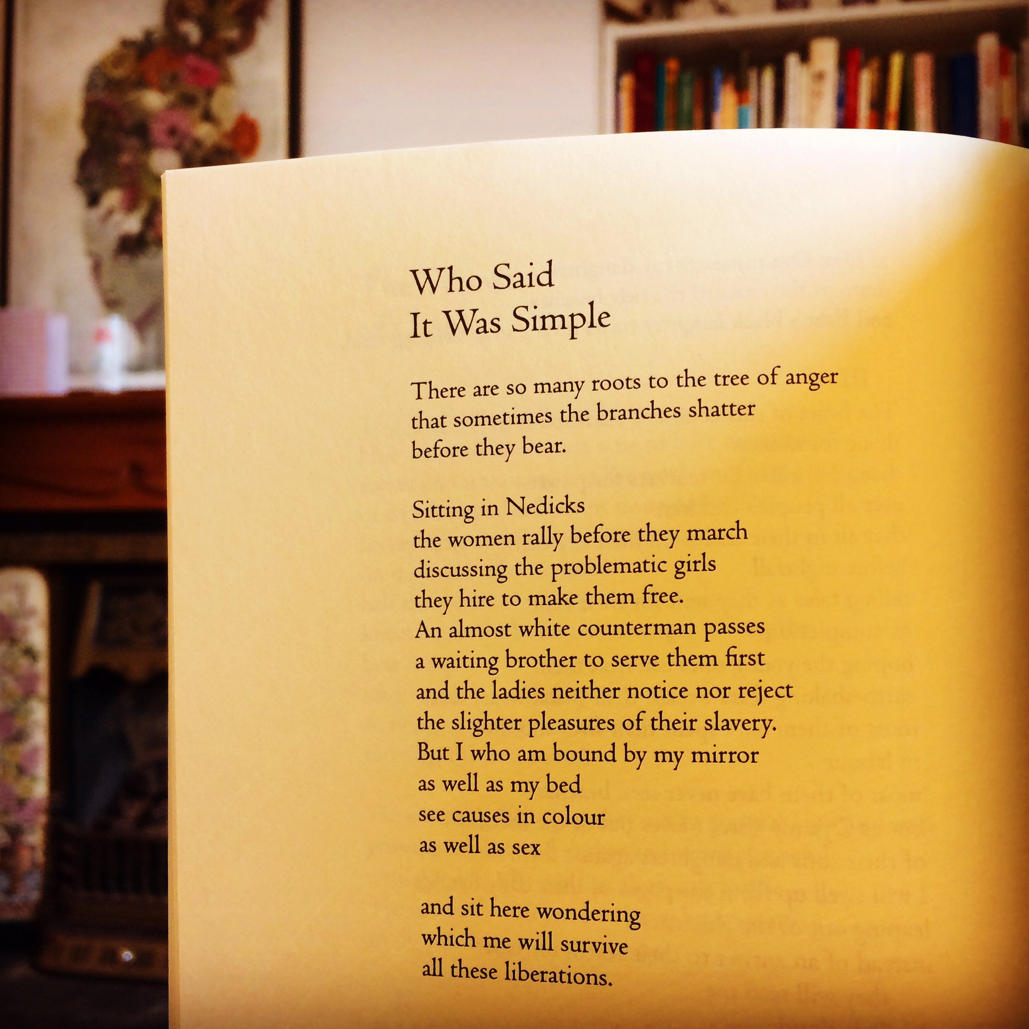 Happy birthday to feminist poet Audre Lorde would\ve been 83 today. Here\s her poem \Who Said It Was Simple\ 