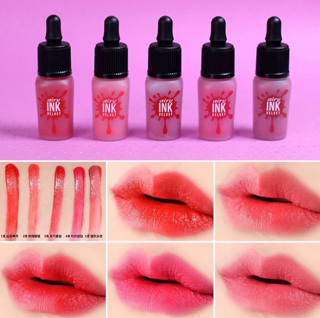 bxbyshp's tweet photo. ⁽ PRE ⁾ #peripera airy ink velvet
♡⃣PROMOTION 280.- ♡⃣ 
:꒰ ส่งฟรีลงทะเบียนนะฮะทุกคล🌙 ꒱:
ปิดรับ 23/02 🐰
#HowtoPerfect https://t.co/4E3Wl4f2AK