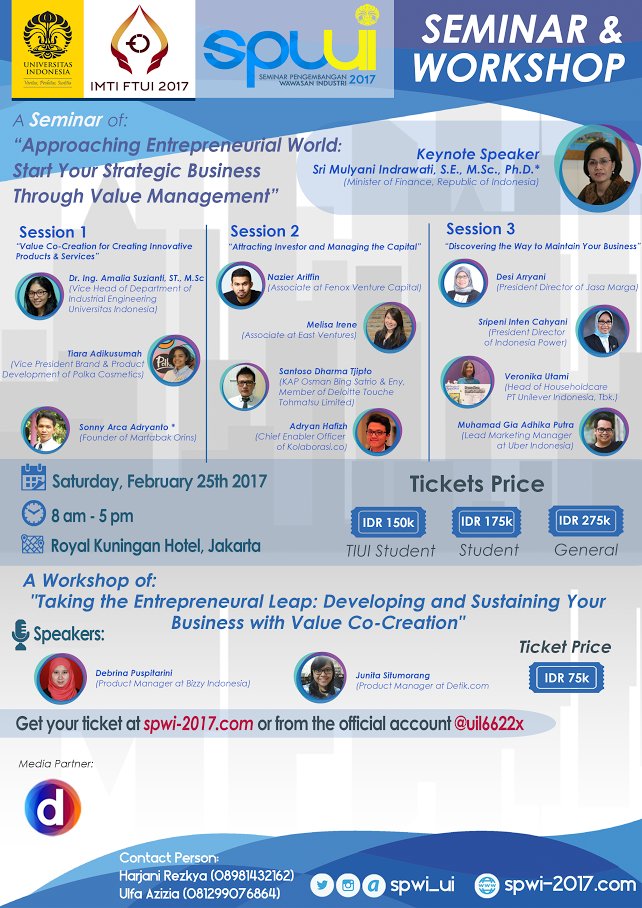 Seminar Pengembangan Wawasan Industri 2017 <a href="/spwi_ui/">SPWI UI 2020</a> mkmp.us/e622