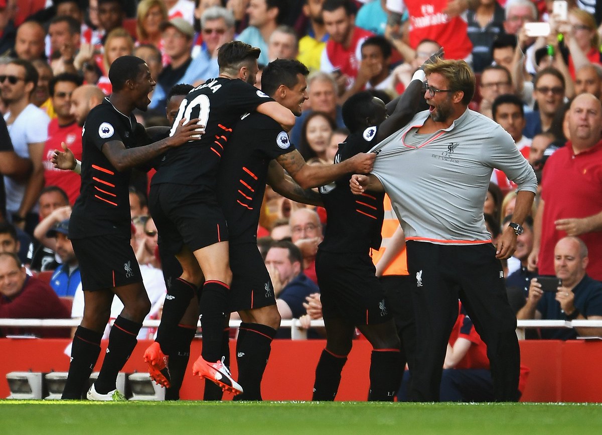 LFC's tweet photo. 'Boss' is a very fitting way to describe some photos from Jürgen Klopp's time as a Red so far! 👌

📸 The best pics: https://t.co/h3ezxlWqvW https://t.co/0vL29iF6k7