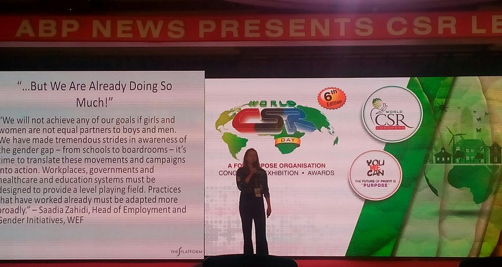 BabulFilms's tweet photo. @tenapick of @ThePlatformAE @VentureFin @wegrowwithc3  @wcsrday Mumbai abt #SDGs #GenderEquality #CSR @Dr_RLBhatia https://t.co/hcti3TzWIR