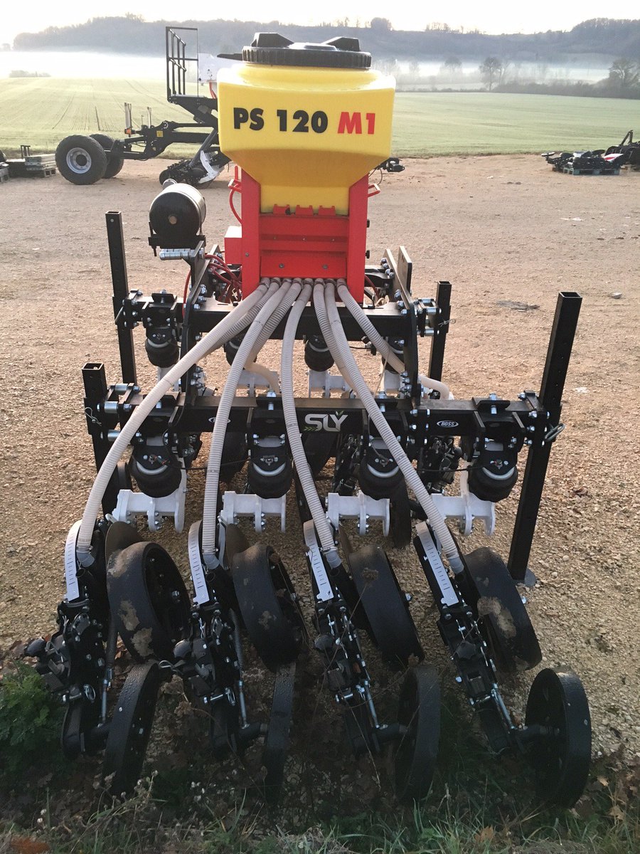 HorizonAgri's tweet photo. If your guzzling the vin rouge later,rest assured we have the ground covered in Bordeaux.Boss no-till drill for planting covers in vineyards https://t.co/OzEaxTrlJI