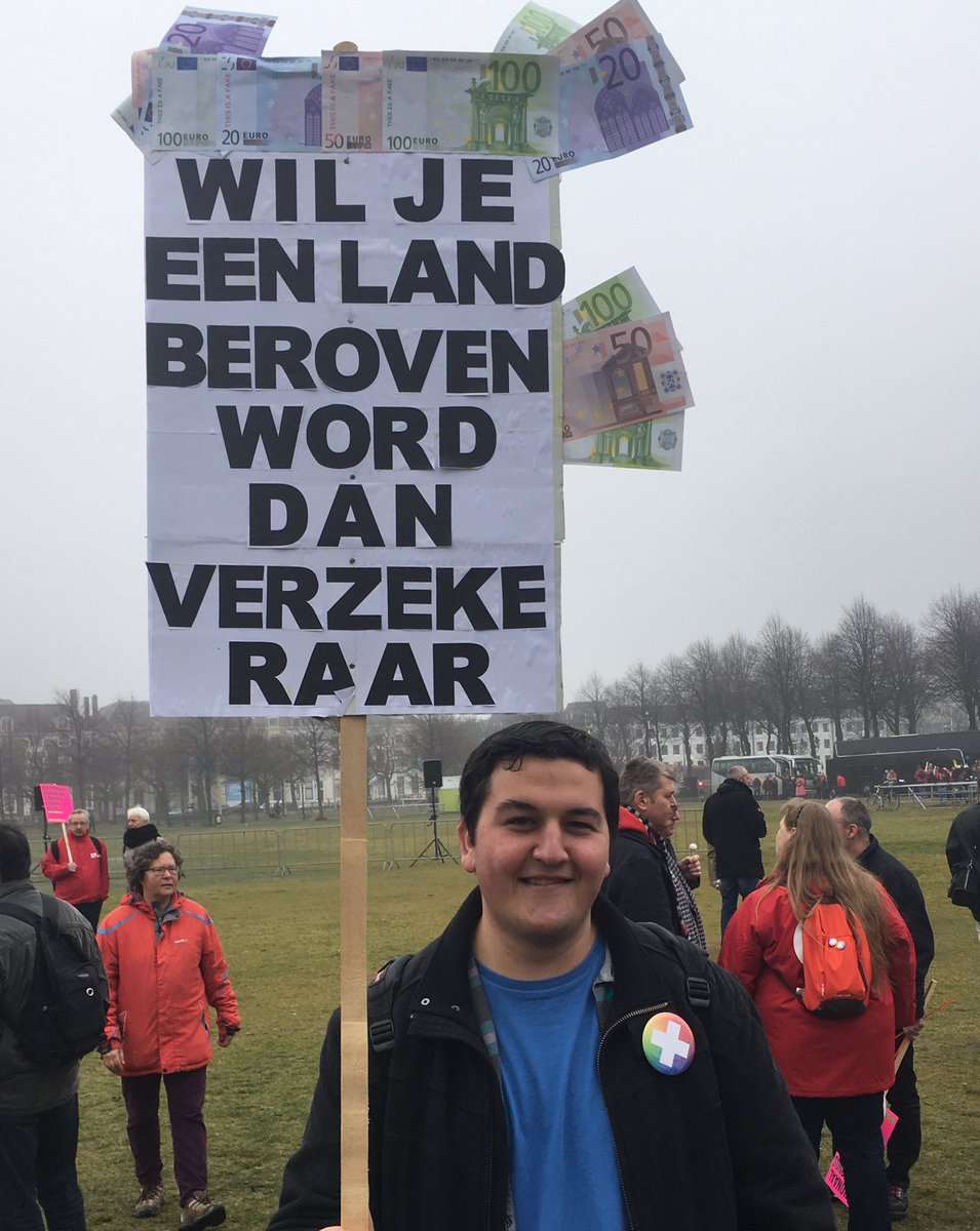 Veel creativiteit bij manifestatie in Den Haag van #NLZorgFonds...