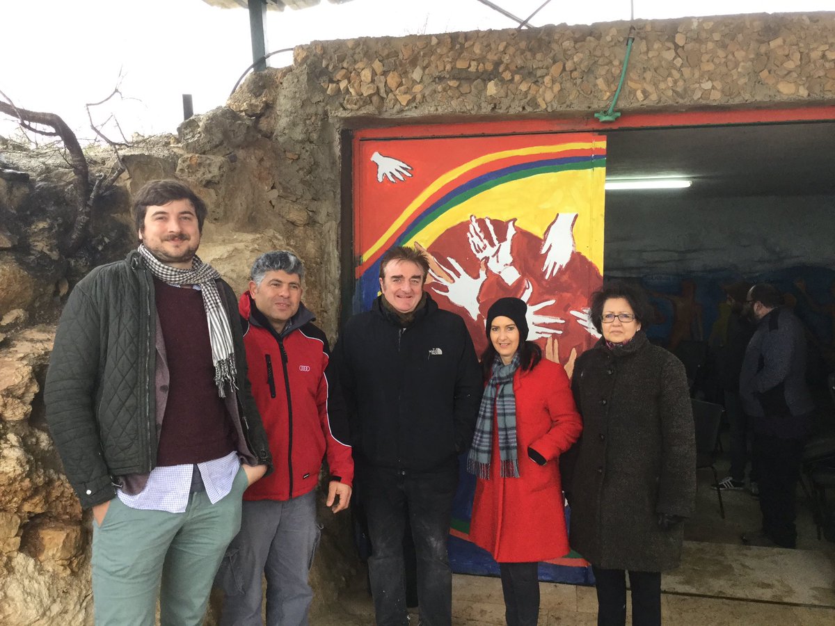 A pleasure to meet Daoud Nasser <a href="/TentOfNations/">Tent of Nations</a> his non-violent resistance to the confiscation of his farm on West Bank is inspirational