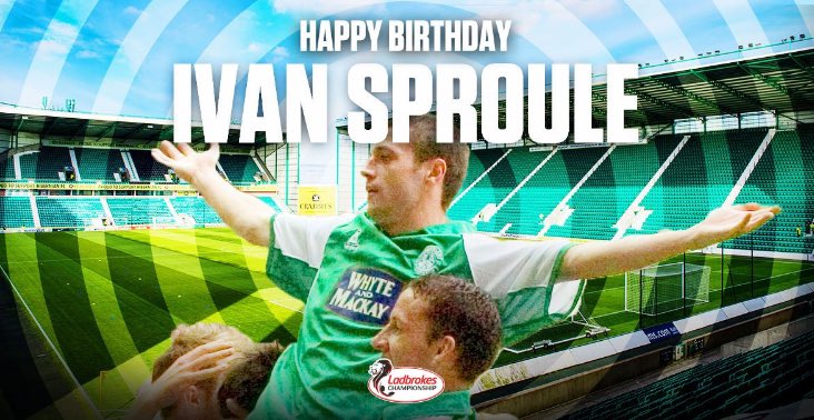 Happy 36th Birthday to Ivan Sproule     Pic: Ladbrokes 