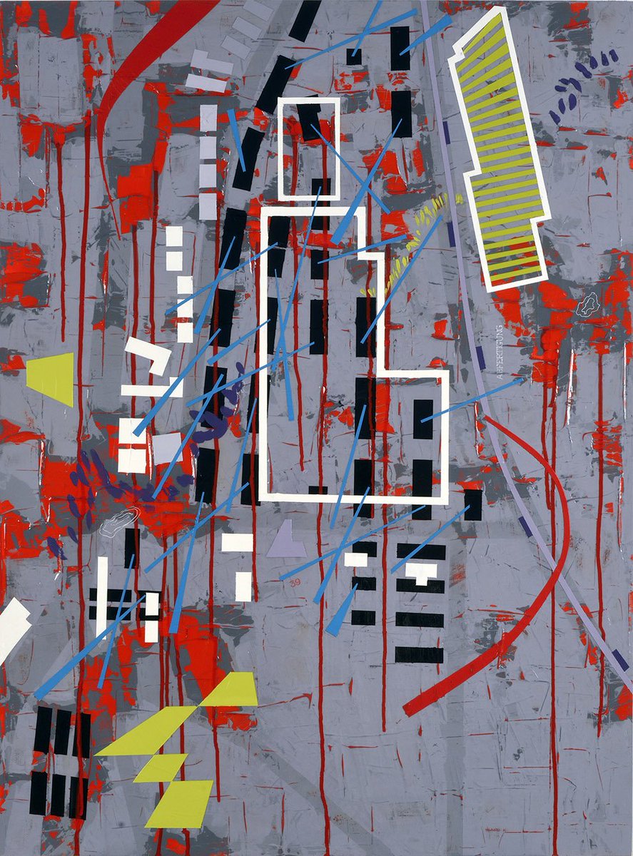 JMPaintingPrize's tweet photo. #spotlight: Camp Moschendorf II by Ira Hoffecker shows a former Nazi labour camp, where today stands a factory. https://t.co/BCG9PFEkD1 https://t.co/CIGoZt1PSt
