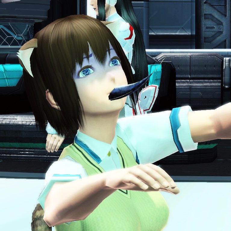 V ねおぽん No Twitter Pso2 こんな変顔できて楽しいのに なんでやらないの 新cm風 T Co 4s484vil8p Twitter
