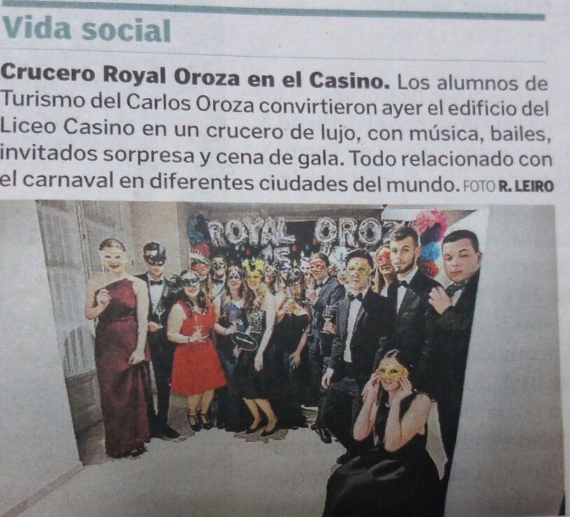 CarlosOrozaCIFP's tweet photo. Evento de protocolo do #CSGUIAS e #CSALOX #RoyalOroza no #Liceo #Casino de #Pontevedra
#aprenderfacendo
@vozpontevedra https://t.co/gbuJ7AQ5Kh