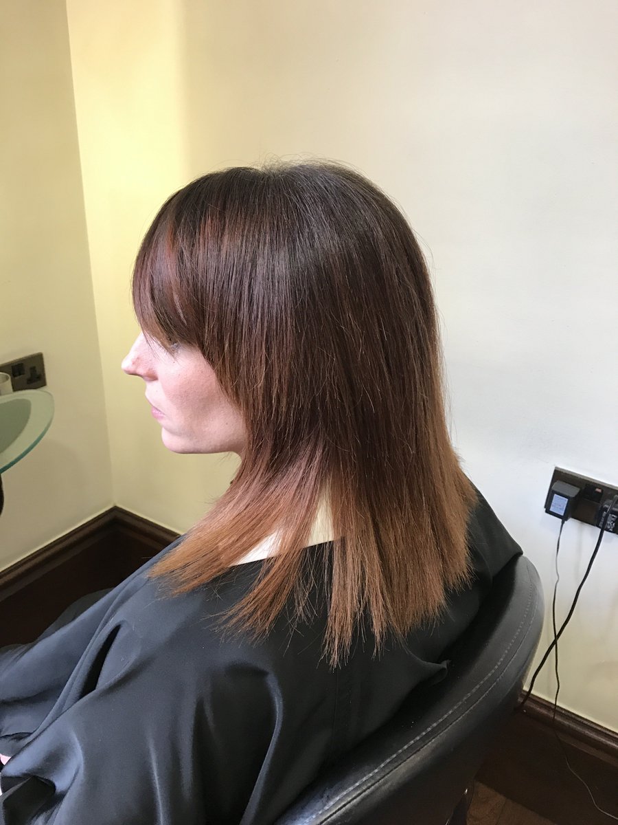 OutcastHair's tweet photo. Before and after from our salon owner Carlo!!! Obsessed with the red!!! 🍒🍒🍒 #northamptonhairsalon https://t.co/s3euAMb9er