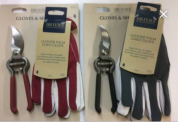 MiltonErnestGC's tweet image. We have a Briers gloves and secateurs set for £9.99 and bonus triple packs of gardening gloves for £5.49 (RRP of £8.97) #SpringPruning