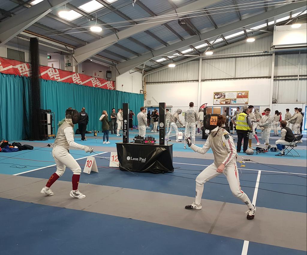 CUSUSportSabb's tweet photo. .@sportcoventry's @livvy__keys 5 for 5 in the fencing at the @BUCSsport Indoor Championships #sofarsogood #pridepassionperformance https://t.co/bvR48DOQNu