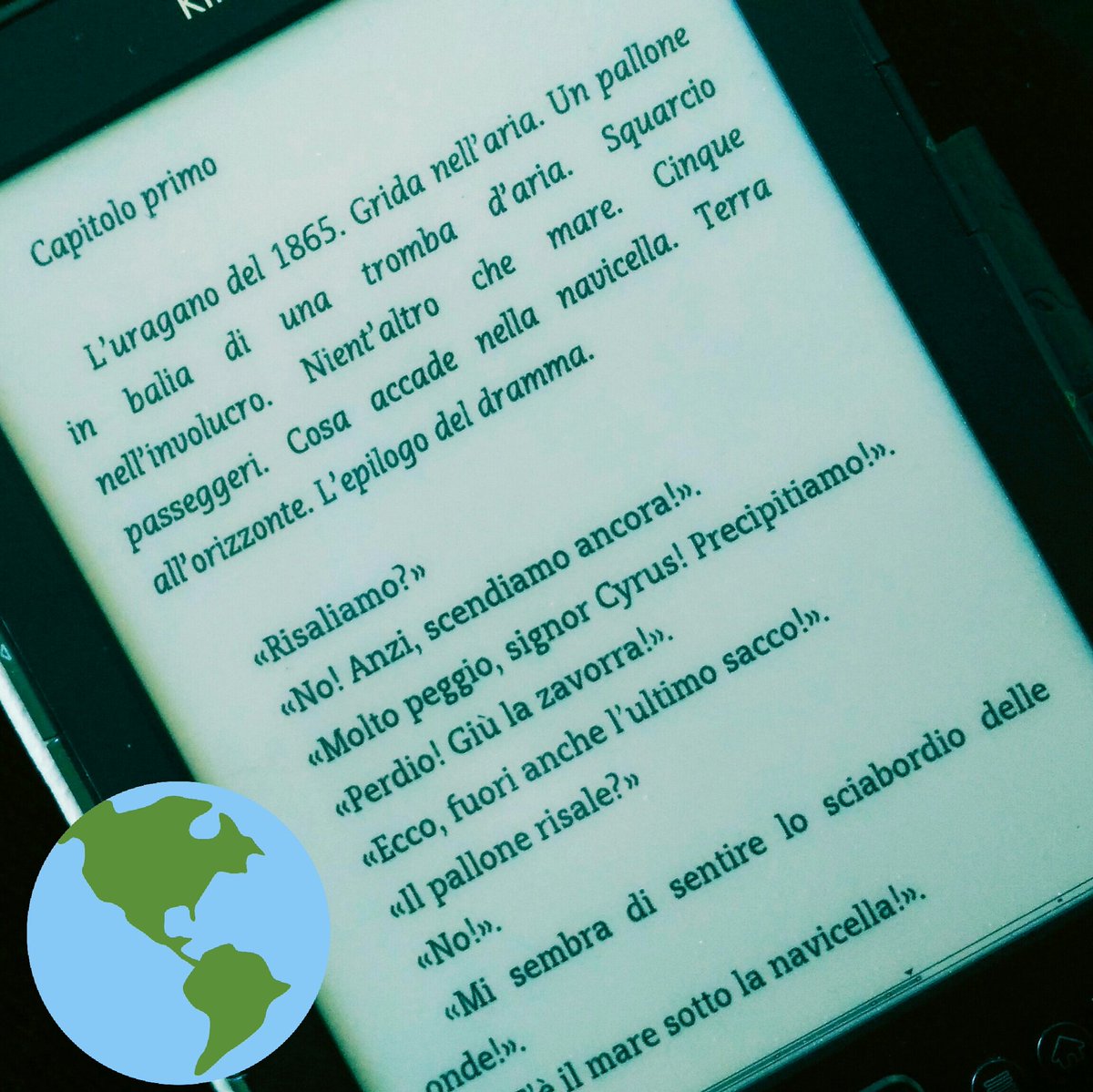 Il Kindle mi regala un #oldiebutgoldie: L'isola misteriosa. Quest'estate ho scaricato tutto Jules Verne, lo adoro. #RCR2017  <a href="/recerusse/">Recensioni Russe</a>