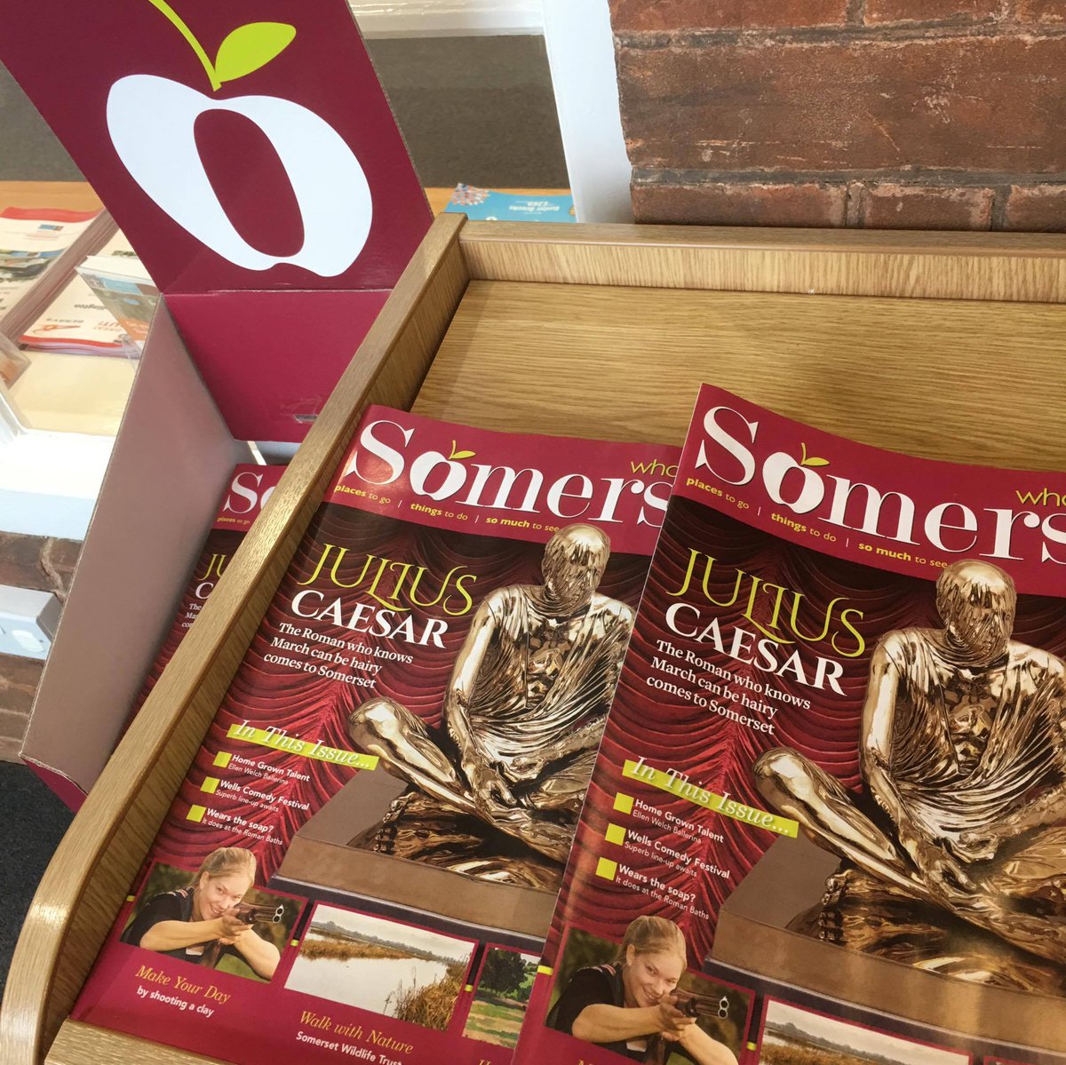 visit_taunton's tweet photo. Pick up the latest edition of Whats on Somerset from the #TauntonVisitorCentre! https://t.co/vH5oPZ20wa