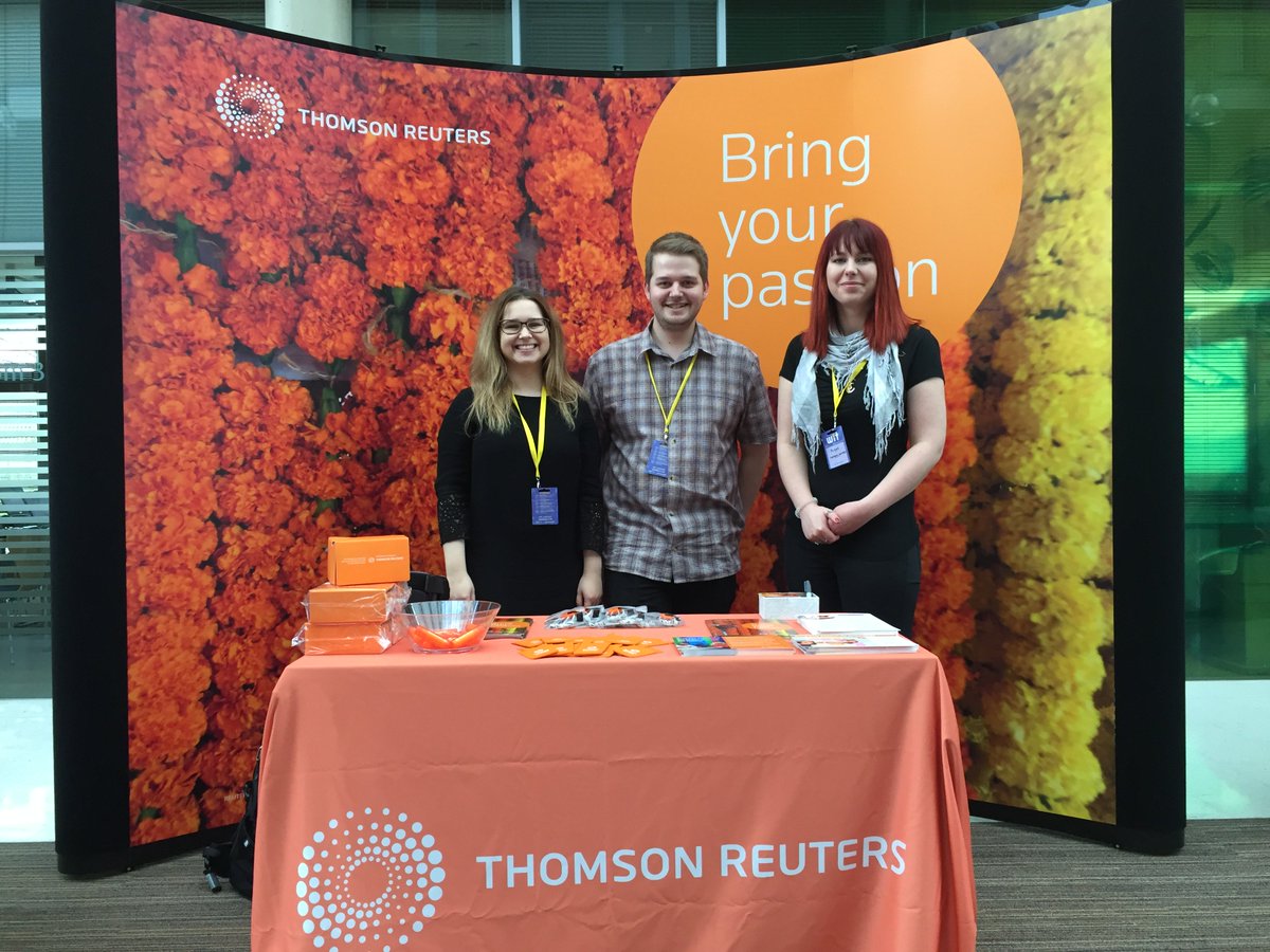 ocroberts1's tweet photo. Come visit our stand today at #inspireWIT #UniofNottingham to find out all about @thomsonreuters &amp; #workingattr https://t.co/psCOCupPT9