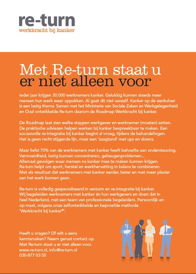 ragnavanhummel's tweet photo. Hij is fijn- en ook heel praktisch- deze nieuwe Roadmap over #kanker en #werk! #baanbehoud https://t.co/NLxRWE5g5r