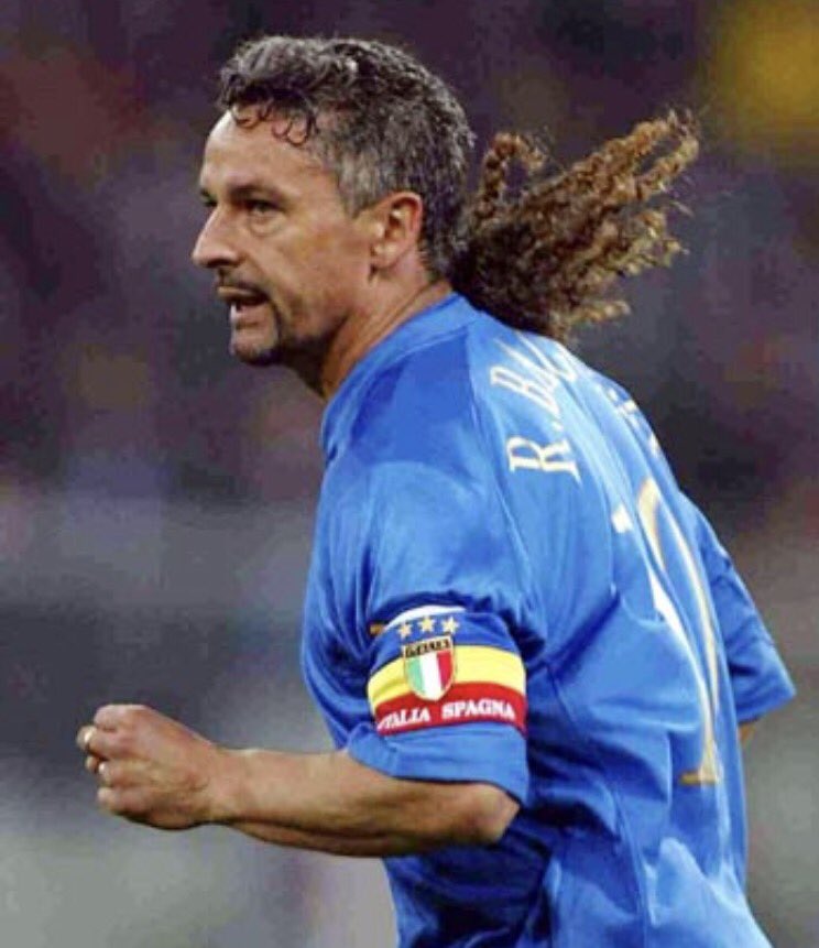 It\s definitely a ponytail kind of day today. Happy Birthday, Roberto Baggio.   