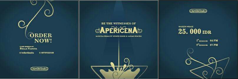 APERICENA

Ticket Price : IDR 25.000
CP:Bella Vianita
(line) : bellaviianita
(hp): 087797559108