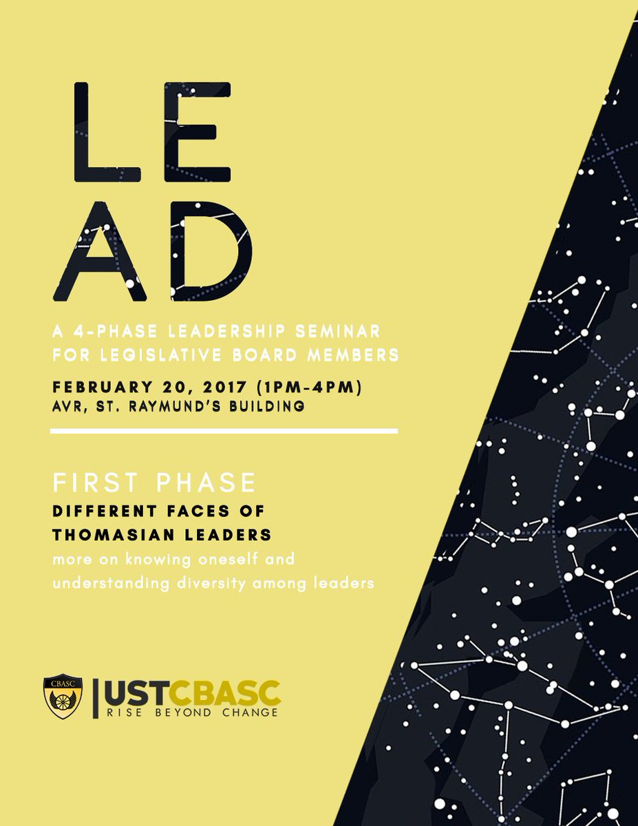 USTCBASC's tweet photo. #CBASCEvent: LEAD

Legislative Board members, see you this February 20 (Monday), at the Commerce AVR for the first phase of LEAD. https://t.co/7YFMYRoWgm