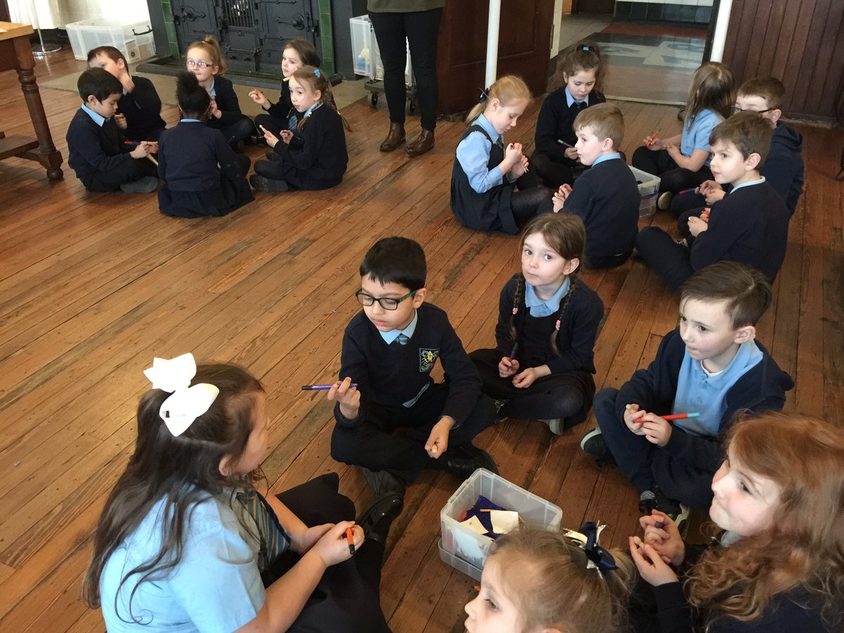 NinianPr's tweet photo. P2 had a wonderful visit to Scotland Street Museum. They played hopscotch, made a toy and met a scary teacher! #LearningTogether2017 #fun https://t.co/GRW629ALMY