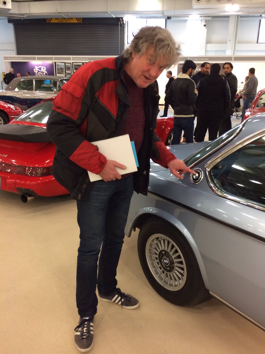 Turns out he has his eye on a <a href="/BMW/">BMW</a> !!! Enjoy the auction <a href="/MrJamesMay/">James May</a> @coys1919