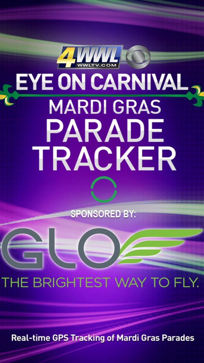 FlyGLO's tweet photo. Prefect tool for this weekend #paradetracker @wwltv download now #flyglo https://t.co/DbLUkcKqpH