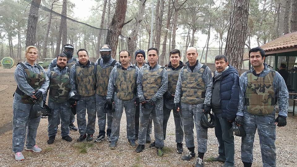 MaceraOrmani's tweet photo. Kepezİlçe Milli Eğt. Müd.lüğü okulları  öğretmenler arası paintball turnuvasına ev sahipliği yapıyoruz.
Öğretmenlerimize Başarılar diliyoruz https://t.co/XojfTsdtu0