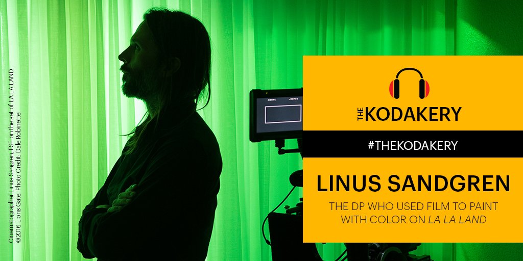 Linus Sandgren, FSF: Talks about how he used film to paint with color on La La Land. #thekodakery #podcast #lalaland ow.ly/GXre3098fJA