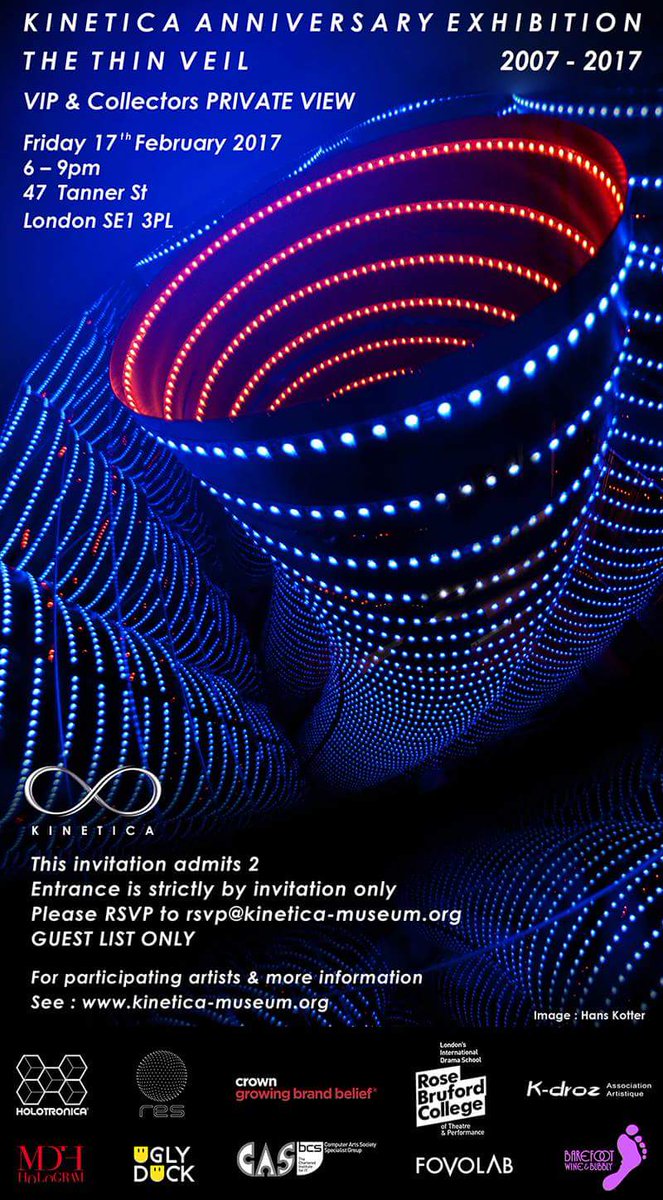 jamesemarks's tweet photo. Mixed Up Reality! Kinetica 10th Anniversary #TheThinVeil #PsychFi @kineticamuseum @DoubleMeVR @kimatica_studio @LPoolPsychFest @SEDart4 #art https://t.co/gyVhlMeBAV