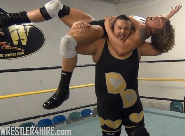 WrestlerForHire's tweet photo. #Heel #DannyDeMented dominates over #Jobber #KennyDean! #lowblow #bigmanlittleman!
https://t.co/cEnO9xa7z9 https://t.co/GZ48Rr7N1U