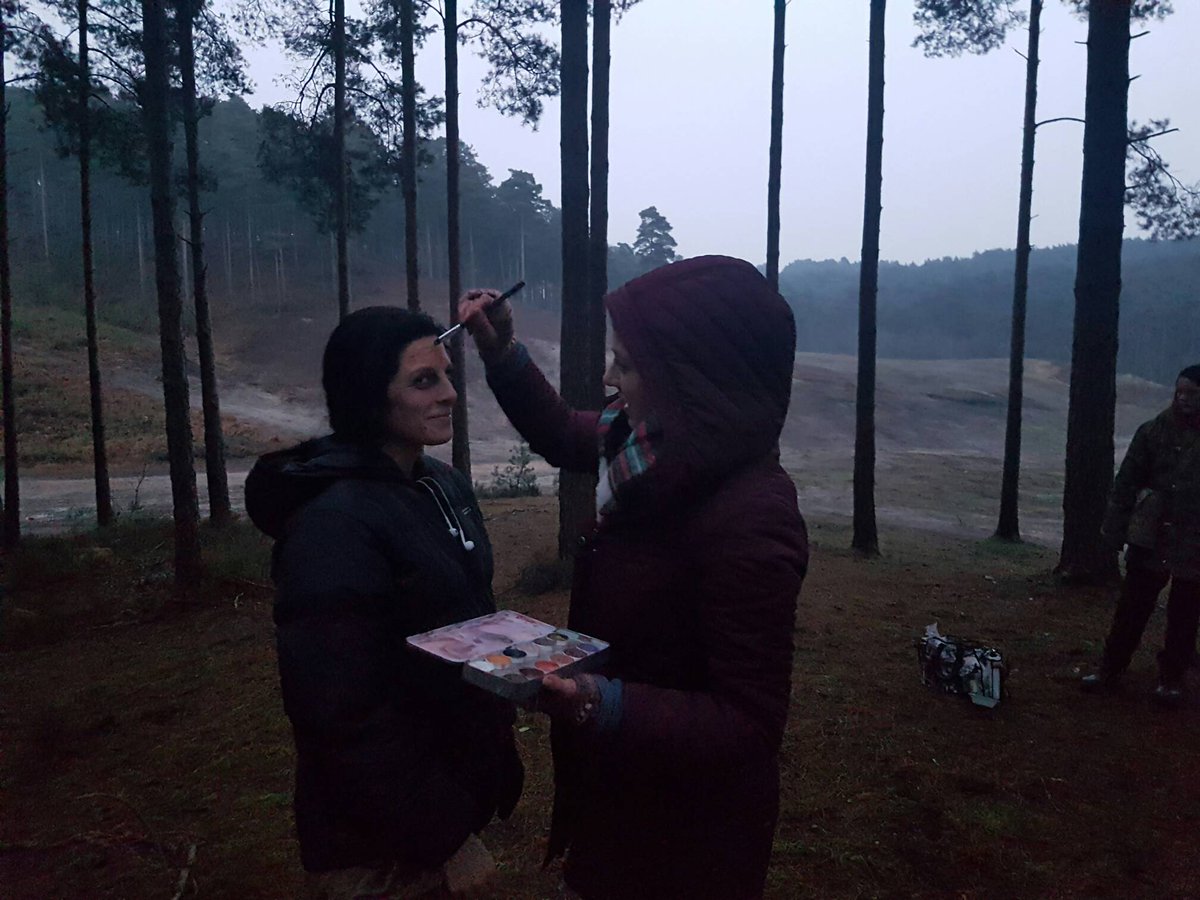 Landa_Pictures's tweet photo. Some pre-take touch ups to makeup #britishfilm #appforlife https://t.co/RQ9GD50BEK