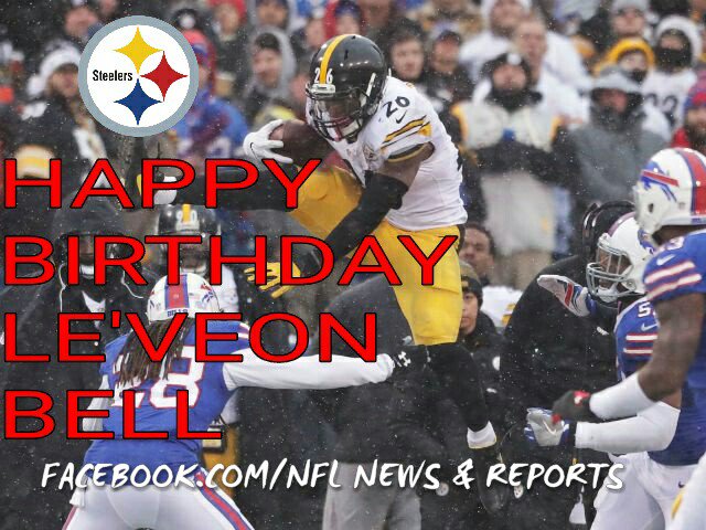 Like or Remessage to wish RB Le\Veon Bell a happy 25th birthday! 