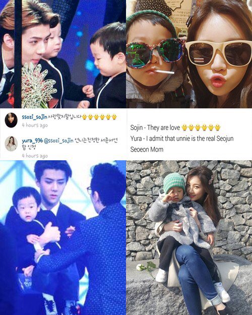 Sehun Yura Family Ohsehun Sehun Yura Kimahyoung Kimyura Girlsday Exo Sehunyura Exoday 유라 세훈