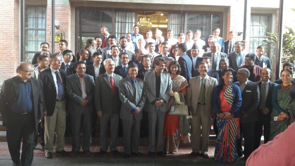 sureshpprabhu's tweet photo. Had a wonderful meeting with the biz leaders of Nepal.Discussed areas of mutual interest nd how we cn come 2gether for development of region https://t.co/iRygWXuPcL