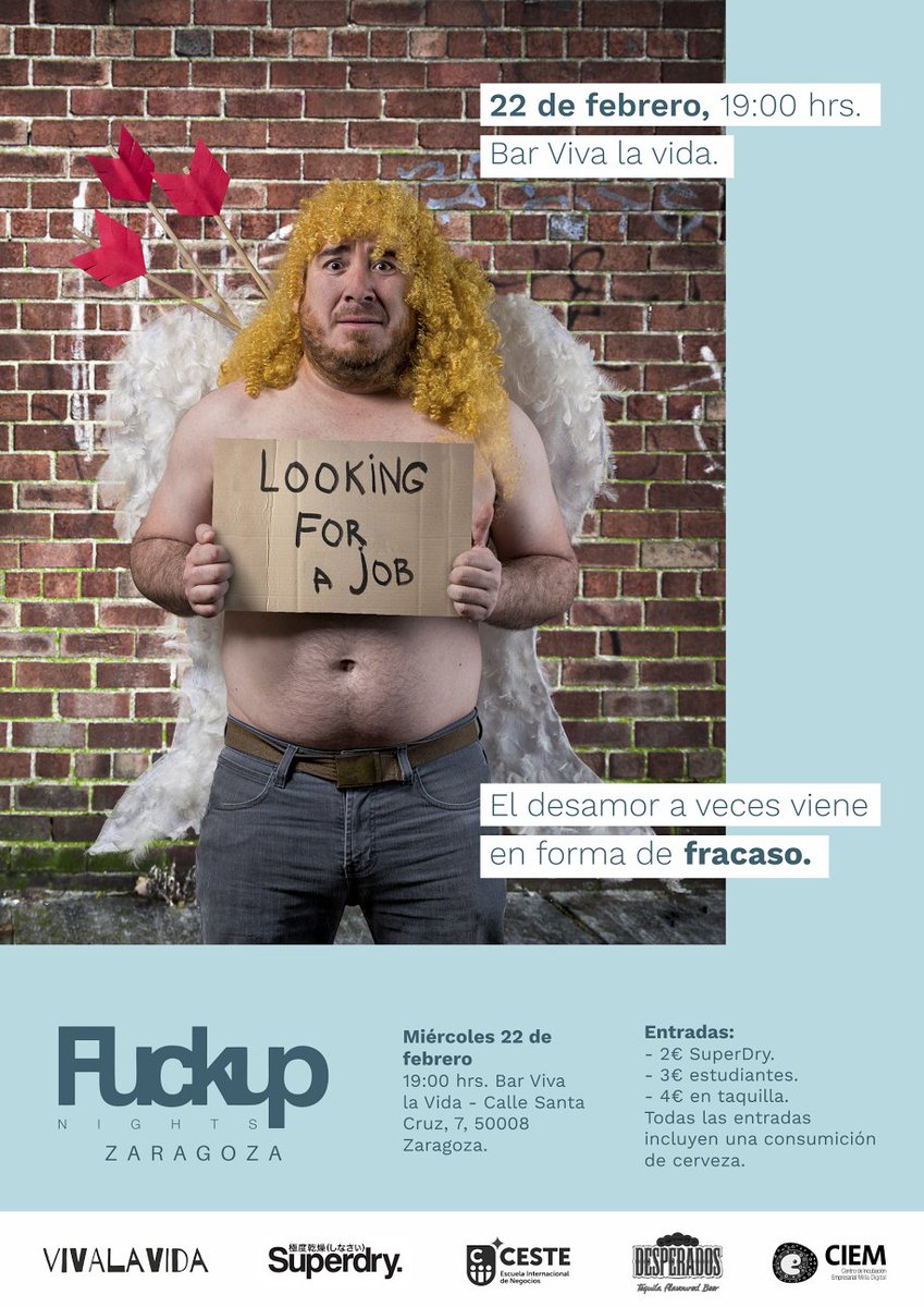 ¡Va faltando menos! Este miércoles nos vemos <a href="/lroser30/">LUIS ROSER</a> @Negocy y Carmelo Heras #FUNZaragoza #fracasoempresarial #zgz #fuckups #FelizSabado