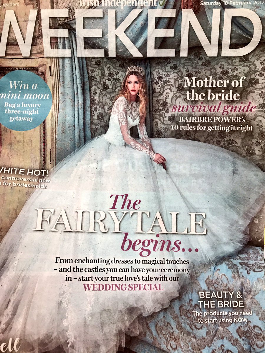RahinstonEvents's tweet photo. Gorgeous Fairytale wedding feature in today's @Independent_ie @IndoWeekend #weddings #weddingtips https://t.co/yDnejGgmeP