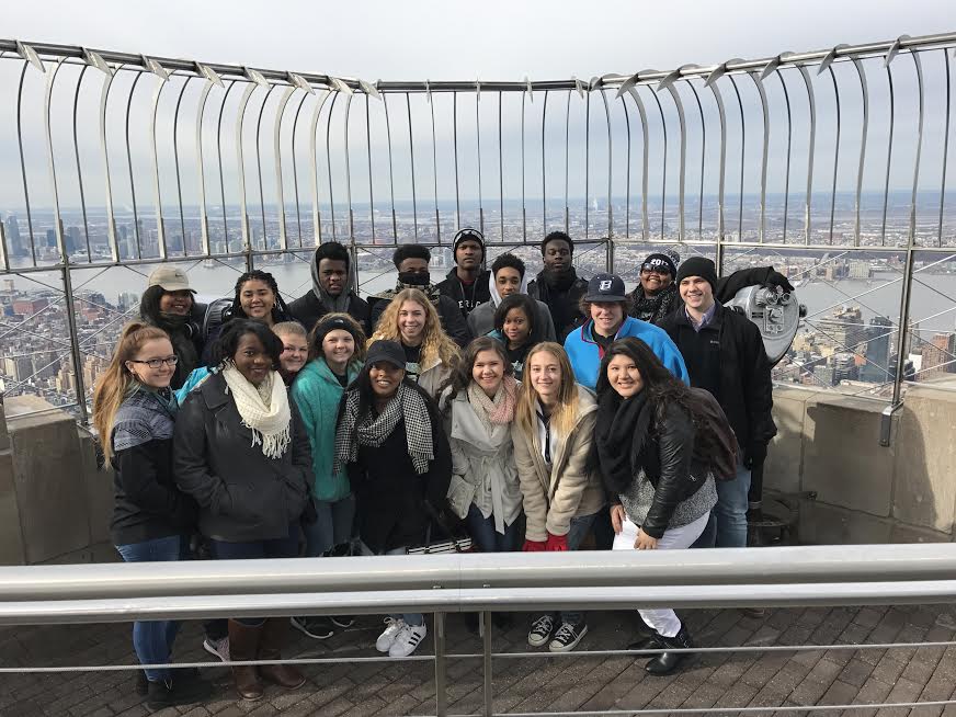 WilsonSchoolsNC's tweet photo. The Beddingfield High Chorus recently visited NYC and saw the sights, a Broadway show and sang in Times Square. #wcsisthebest https://t.co/PFx9hukalu