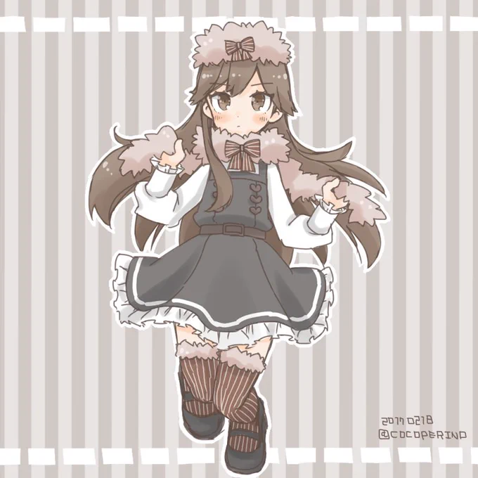 あら～～。しお～～。
#艦これ版深夜の真剣お絵描き60分一本勝負 #艦これ版真剣お絵描き60分一本勝負_20170218 