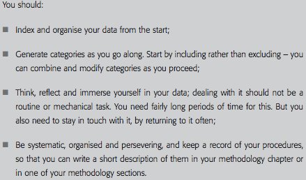 WriteThatPhD's tweet image. How to analyse qualitative data &amp;amp; write up findings, what it entails + guiding questions buff.ly/2l5f15j #phdchat #ecrchat #acwri