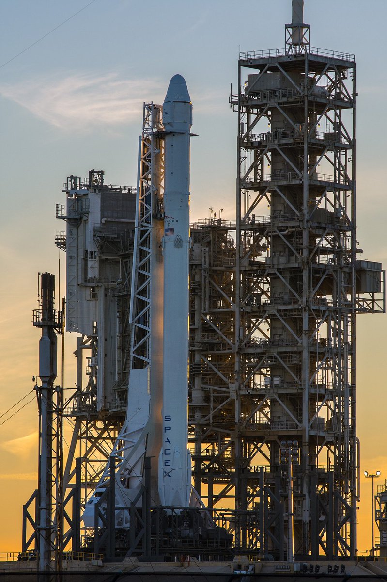 TechCrunch's tweet photo. Video stream of SpaceX’s CRS-10 Dragon launch is starting now. Watch live: https://t.co/zFn5fBuVw7 https://t.co/QmO0iRQxky