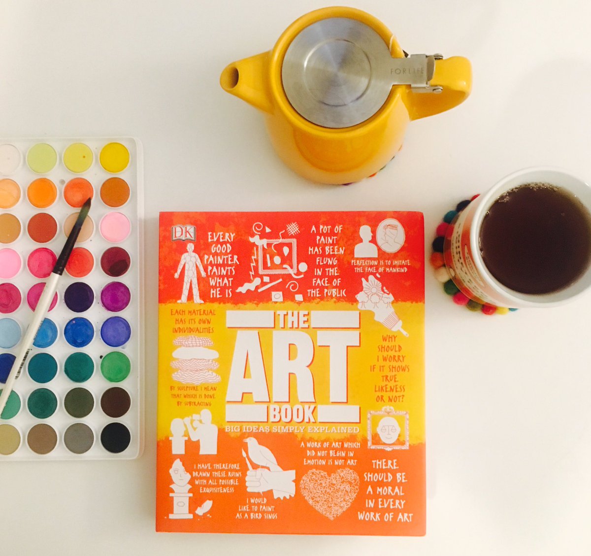 dkpublishing's tweet photo. Tour history's greatest masterpieces and get inspired with The Art Book this weekend. 🎨#bigideassimplyexplained https://t.co/5uXGtbgs5Q