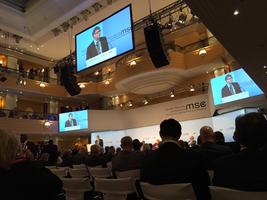 Bill Gates at Munich Security Conference See an Epidemic Threat.