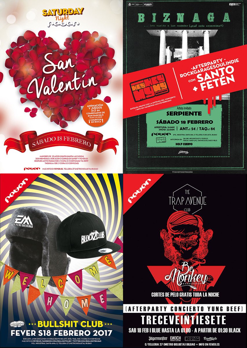 Mucho amor, mucha chulería y mucho baile en la noche del sábado de <a href="/FeverClubBilbao/">Fever Club Oficial</a>. <a href="/Block2Club/">Block2Club</a> @EyeriMerino #TrapAvenue #Heyheymymy